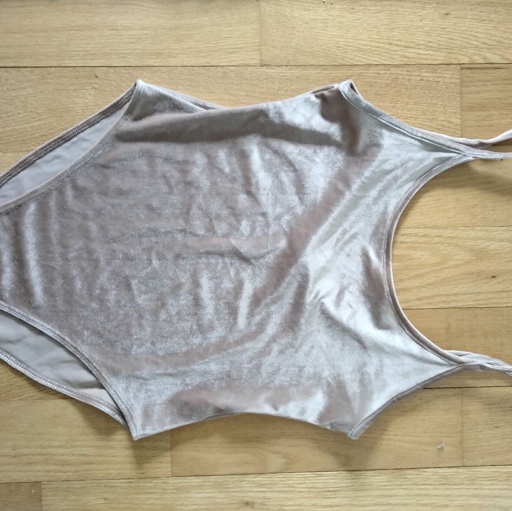 Forever 21 Satin Effect Bodysuit